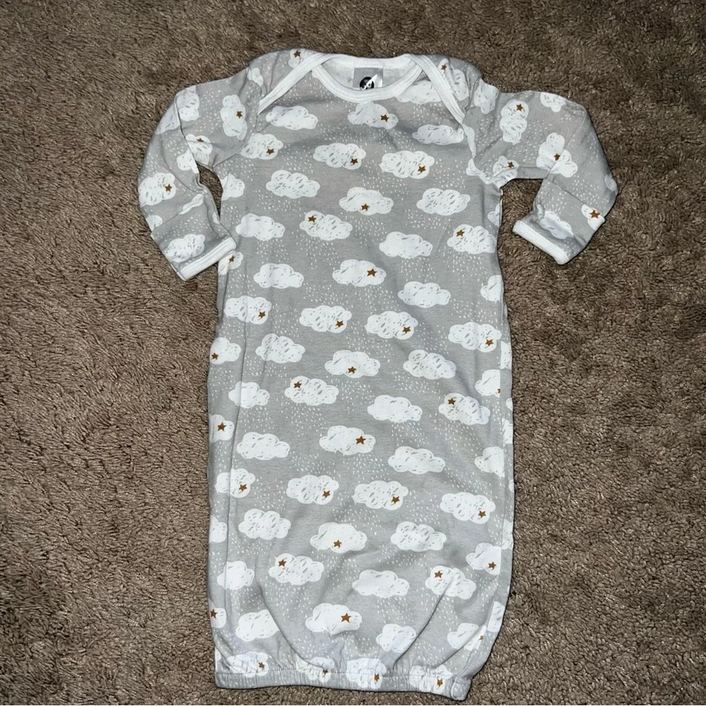 Carter’s Gerber and other Brands Baby Boy Bundle Gray and White Size NB-6 Mos